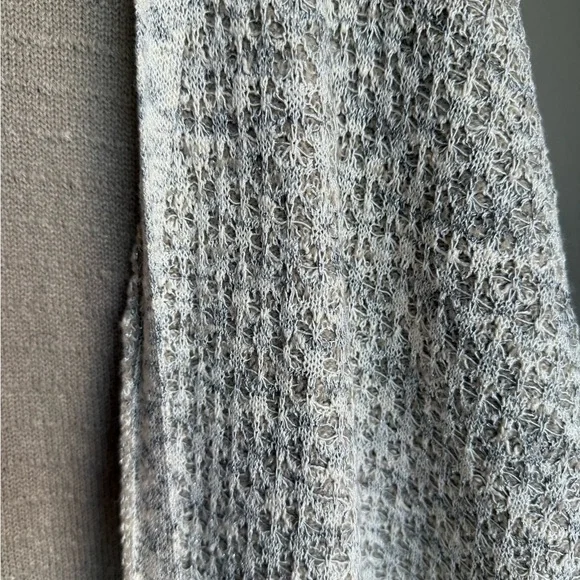 World Market One Size Kimono Cardigan Poncho Duster L XL 1X 2X 3X Pockets Taupe - Picture 8 of 12